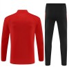 Portugal Sweat d'Entraînement Quarter-Zip 2025-26 Rouge Pour Homme